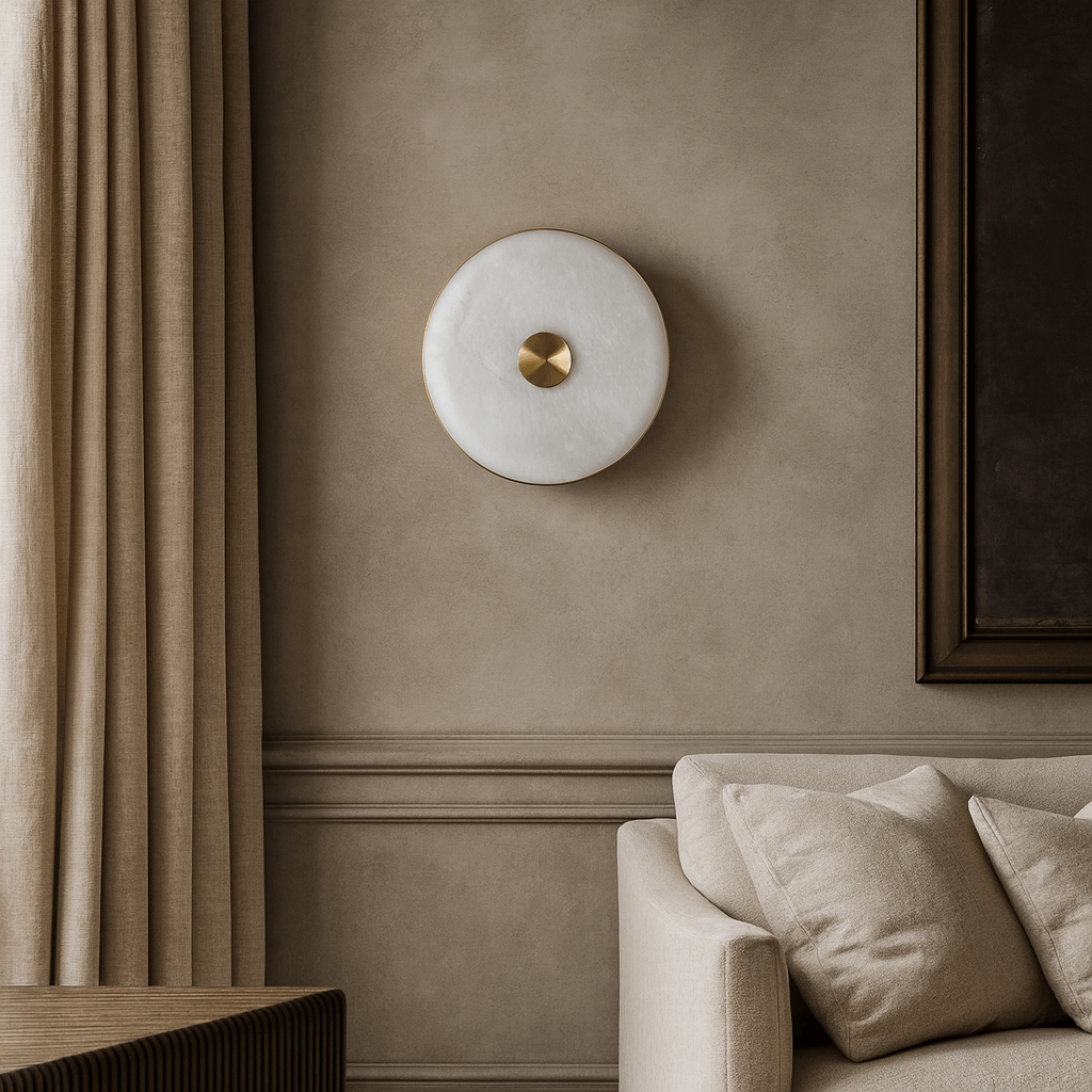 Windsor Alabaster Sconce by Bling Lighting Studio