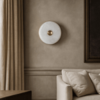 Windsor Alabaster Wall Sconce by Bling Lighting Studio