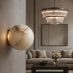 Moonshade Alabaster Light lighting fixture detail view