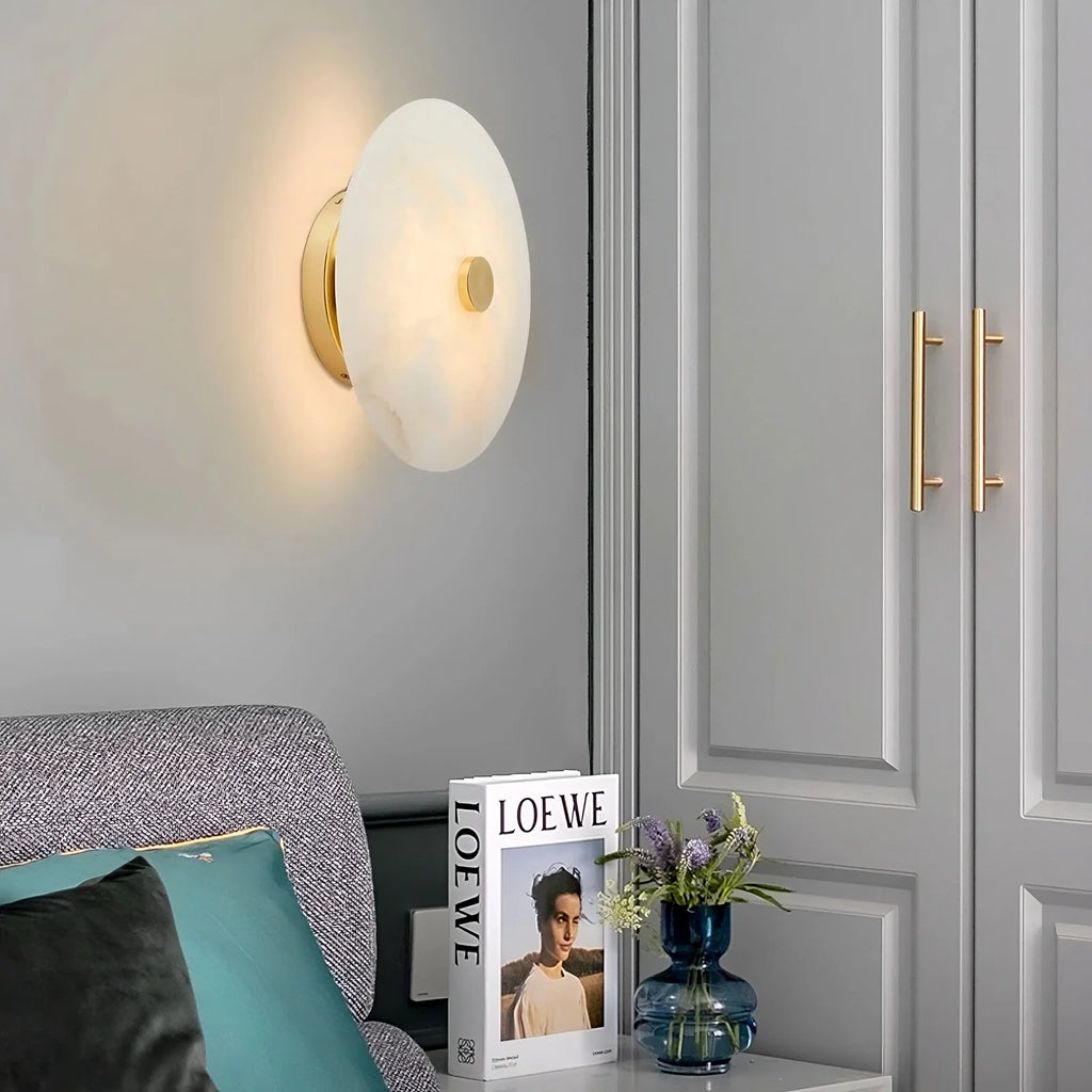 Witney Alabaster & Copper Wall Sconce