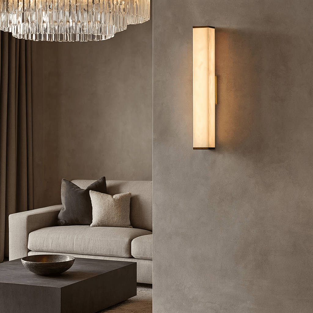 Avana Alabaster Wall Sconce