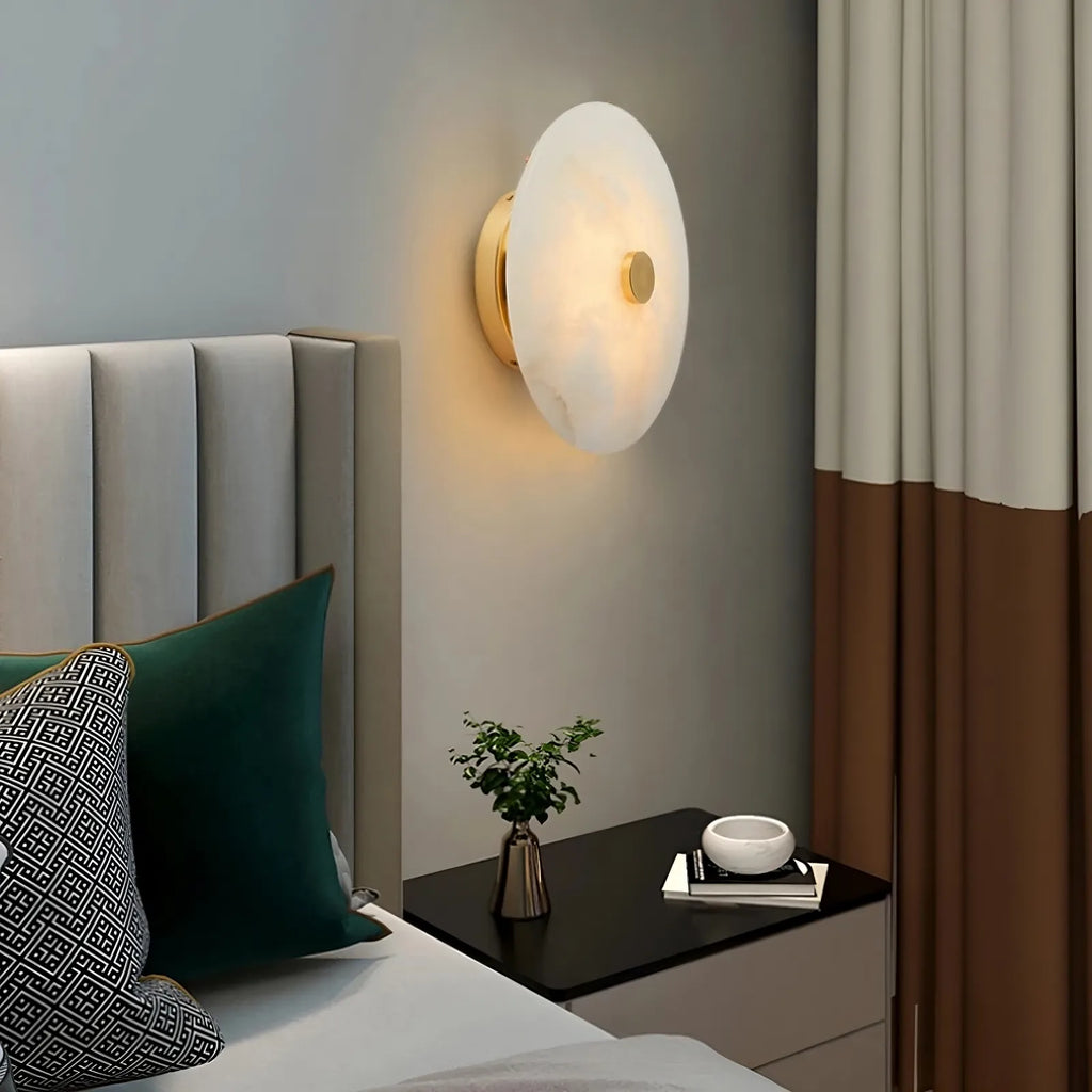 Witney Alabaster & Copper Wall Sconce